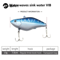 VIB Pendule Vibrant Flutter Appât D'eau Vague D'eau Ceinture Xiangzhu Réservoir D'eau Douce 7cm13g Fournitures De Pêche
