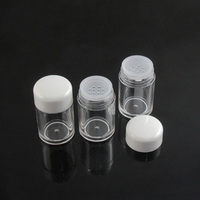 Pot de poudre libre transparent avec tamis, 5ml, 5 grammes, 10 ml, 10 grammes, prix bas