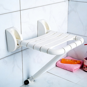 Chaise de douche pour soins de santé, pliable, antidérapante, avec barres de soutien, pour personnes âgées, 300 mm, 500 mm, 800 mm - Product Image 2