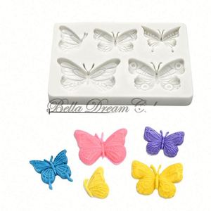 <b>Mini</b> Butterfly Design Ceramic 3D Fondant Chocolate Nozzle DIY Clay Model Wedding Cake Decorating <b>Tools</b> Kitchen Bakeware <b>Kit</b> 2 - Product Image 1
