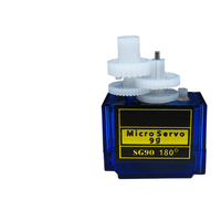 SG90 Mejorado, Micro Servo Motor con Engranaje de Plástico de 180°, Mini Engranaje de Dirección para Avión RC, Robot, Accesorios para Modelismo DIY, Hecho en China