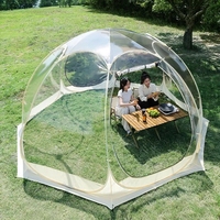Outdoor Camping 8-Personen PVC Pop-up Transparentes Kuppelzelt für den Großhandel