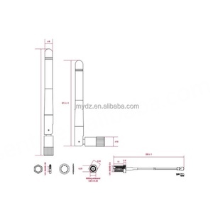 Antenne Raspberry Pi CM4 CM5 Antenne SMA compatible avec la compatibilité 2.4G/5G avec CanMV K230D - Product Image 5