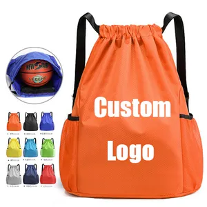 Mochila deportiva Unisex de gran capacidad, bolsa de viaje con cordón, impermeable, para gimnasio, venta al por mayor