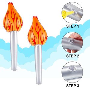 निकोरो थोक मूल्य 16 इंच inflatable हैंडहोल्ड टॉर्च प्रोप खेल चीफ्स उच्च गुणवत्ता वाली टॉर्च स्टिक पार्टी आपूर्ति - Product Image 3