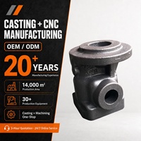 Corps de vanne hydraulique en fonte ductile QT450 QT500, boîtier de contrôle de fluide moulé par sable, usinage CNC de précision, modèle Hongrongxing 179