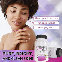 Capsules de glutathion pour éclaircir la peau, éliminer les taches brunes et les cicatrices d'acné, 5000 mg, végétalien, sans gluten, antioxydant, 120 unités, pour adultes