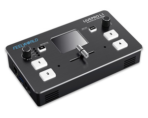 FEEL WORLD Video Mixer <span class=keywords><strong>Switcher</strong></span> Live-Streaming Neueste <span class=keywords><strong>4</strong></span> HD-Eingänge USB 3.0 Livestream ing und Aufnahme LIVEPRO L1 4k Video Mixer - Product Image 4