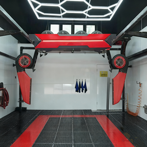 산업용 완전 자동 싱글 암 자동차 세탁기 360 회전 비접촉 세척 시스템 - Product Image 4