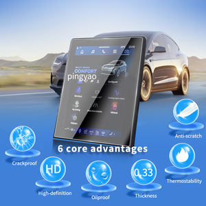 Autocollants de voiture Carplay Digital Screen Protector Film de protection en verre trempé Accessoires de véhicule pour Renault <span class=keywords><strong>SYMBIOZ</strong></span> 2024 Nouveau - Product Image 2