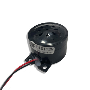 Klaxons universels de vélo électrique 12V 2 fils interrupteur vocal de recul avertissement accessoires de haute qualité pour e-tricycles courant continu - Product Image 3