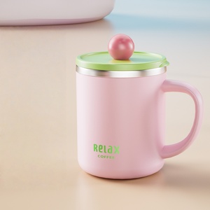 Caneca Térmica de Aço Inoxidável 304 com Parede Dupla Antiescaldante e Tampa, Ideal para Café e Chá, Perfeita para Casa, Escritório, Dormitório e Presente de Aniversário - Product Image 4