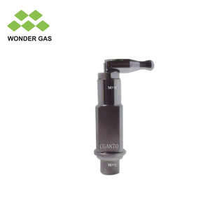 CGA350 CGA580 CGA320 150bar 200bar Válvula de <span class=keywords><strong>gas</strong></span> de latón de alta presión para cilindro de <span class=keywords><strong>gas</strong></span> de oxígeno/Co2/argón/helio/nitrógeno/acetileno - Product Image 5