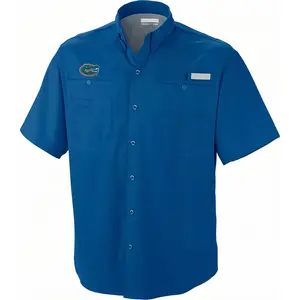 Factory Direct Sale Anti UV Quick Dry Columbia Fishing Mens Shirts Button Down