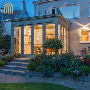 Alucasa Custom 10 x12 12X20 Free Standing Low-E Glass House 4 Season Solarium Veranda Sunrooms in alluminio - Product Image 4