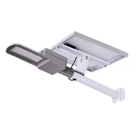 Vente chaude led 60w tout en deux lampadaires solaires avec panneau solaire