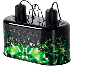 Pantalla de estaño para mascotas de diferentes tamaños, luz de cúpula de reptil, accesorio doble para 2 bombillas de luz de reptil, Reflector óptico, lámpara de Metal-chimenea - Product Image 1