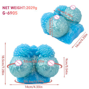 GEEBA Fnatasy Onahole pour hommes, <span class=keywords><strong>sein</strong></span> texturé réaliste, masturbateur masculin en silicone, stimulateur masculin, jouet sexuel pour hommes, dropshipping - Product Image 2