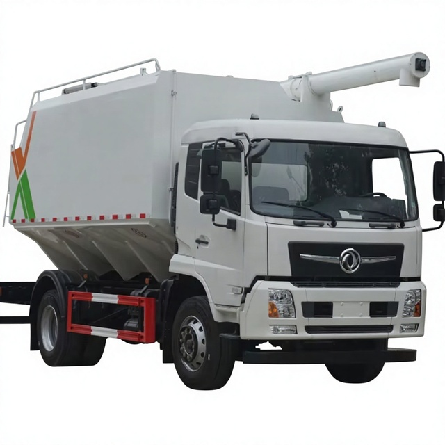 Professional 4x2 LHD Bulk Feed Truck 200HP Diesel Euro 6 22m3 Tank for Efficient Poultry Farm Feed Delivery Logistics