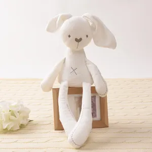 Boneka kelinci lucu mainan bayi mewah lembut untuk anak-anak teman tidur kelinci boneka & hewan mewah mainan bayi untuk bayi