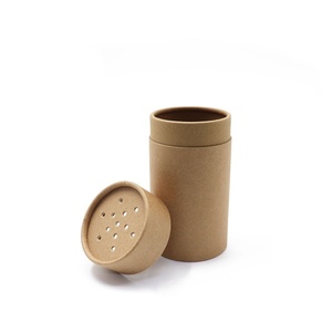 Biodegradable Craft Lip Balm Container Candle Jars Cardboard Cylinder Round Paper Boxes Cricket Paper Tube <b>Packaging</b> - Product Image 4
