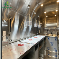 Remorque de cuisine mobile sur mesure de haute qualité avec une capacité de cuisson élevée pour les festivals culinaires