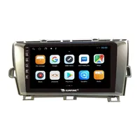 Pour Toyota PRIUS 2009-2015 Argent RHD 9 pouces Headunit Double 2 Din Octa-Core Quad Voiture Stéréo GPS Navigation android autoradio