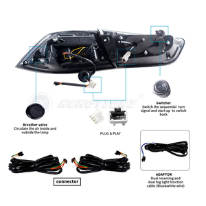 <span class=keywords><strong>ไฟ</strong></span><span class=keywords><strong>ท้าย</strong></span> HCMOTIONZ RGB LED DRL พร้อมไฟเลี้ยว สำหรับรถยนต์มิตซูบิชิ แลนเซอร์ EVO X ปี 2008-2017 - Product Image 6