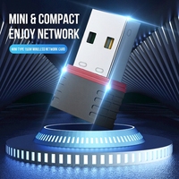 Adaptateur WiFi USB Mini Justlink 150 Mbps 2,4 GHz 802.11n Carte Réseau Sans Fil Plug and Play pour Ordinateur de Bureau et Ordinateur Portable