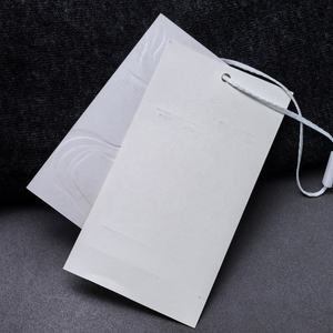 Étiquettes de vêtements personnalisées de luxe, étiquettes suspendues en papier spécial réfléchissant laser irisé, estampage <span class=keywords><strong>à</strong></span> chaud, découpe, écologiques, personnalisées - Product Image 5