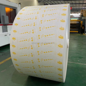 กระดาษห่อแก้วเครื่องดื่มแบบม้วนเคลือบ PLA เกรดอาหาร ย่อยสลายได้ เป็นมิตรกับสิ่งแวดล้อม กันน้ำ รีไซเคิลได้ ใช้แล้วทิ้ง - Product Image 4