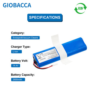 เครื่องดูดฝุ่นสำหรับ V3 ZACO V40 V5s โปร V5x A1เงิน sswr B1 SSR แบตเตอรี่ A1 3000 SSR 18650B4-4S1P-AGX-2 14.4V 2600mAh - Product Image 2