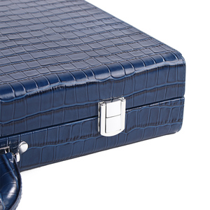 Da thủ công Chuyên Nghiệp Cá nhân hóa Bộ backgammon sang trọng với kim loại hoặc cờ Acryl - Product Image 3