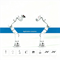 Bras de robot collaboratif ultra-léger à 6 axes, précision de répétition ±0,03 mm pour l'assemblage et le polissage avec vision 6 axes Force