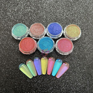 Gros Duocameleon Pigment Chrome Cosmétiques Pigment <span class=keywords><strong>Poudre</strong></span> Mica <span class=keywords><strong>Poudre</strong></span> Changement de Couleur Aquarelle Peintures Pigment - Product Image 4