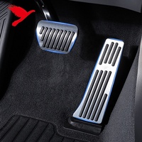 Accessoires d'intérieur de voiture pour BMW X3 G45 2025 Couvre-pédale d'accélérateur en alliage d'aluminium
