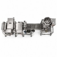 Machine automatique d'enrobage et de recouvrement de nuggets de poulet aux cacahuètes et aux graines de sésame