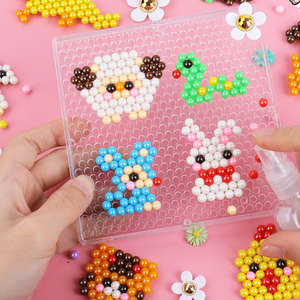 Perles d'eau magiques <span class=keywords><strong>Aqua</strong></span> Ball DIY, ensemble de jouets de décoration faits à la main, grandes perles magiques, perles d'eau Perler, perles collantes, jouet éducatif pour enfants - Product Image 3