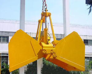 หัวจับแบบกลไกสี่เชือกสำหรับเครน ใช้กับถังจับแบบเปลือกหอย - Product Image 3