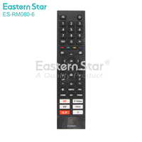 Télécommande de remplacement ES-RM080-6 (nouvelle) pour téléviseurs intelligents Android 4K UHD TSB 55C350KP, 55E350KP, 65C350KP (remplace la CT-95022)