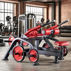 Máquina de entrenamiento de fuerza de alto estándar estilo martillo, con doble función de press de pecho y <span class=keywords><strong>pull</strong></span>-<span class=keywords><strong>down</strong></span> de látigo, para uso comercial en gimnasios. - Product Image 6