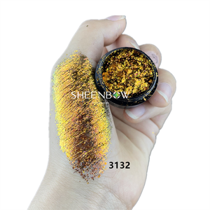 Pour Sheenbow Chameleon Cosmetic Flakes <span class=keywords><strong>Color</strong></span> Shifting Aléatoire Cut Glitter Pigment en vrac - Product Image 4