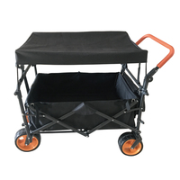 Wagon de poussette portable de grande capacité, avec roues tout-terrain, pour enfants, sports, shopping, camping
