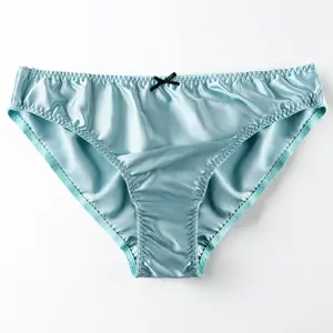 Vrouwen Zijde Ondergoed 100% Moerbei Zijde Ondergoed Hot Selling Comfortabele Sexy Slipje Oem Odm Service Naadloze Voor Vrouwen