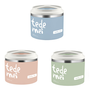 Tede Mei Stainless Steel <b>Lunch</b> <b>Box</b> Single Layer Portable For Home Work Students Healthy Life - Product Image 5