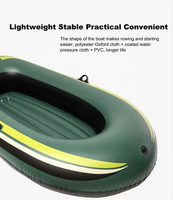 Bateau gonflable en PVC épaissi pour la détente des adultes - Jouet flottant pour piscine pour une personne