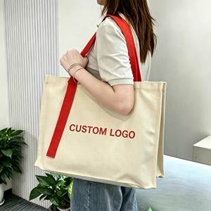 Sac fourre-tout en toile de coton de haute qualité, grande capacité 20OZ, avec poignée en ruban, impression personnalisée, pour usage quotidien et événements. - Product Image 4