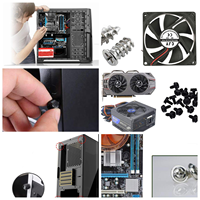 Kit d'outils de précision de haute qualité pour ordinateur portable, boîte à vis pour ordinateur, ensemble de boîtes à vis de rangement, boîte à vis assortie pour boîtier d'ordinateur