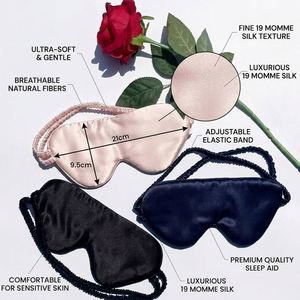 Juego de Fundas de Almohada 100% Seda de Morera Natural Pura con Caja Personalizada y Antifaz para Dormir - Product Image 3