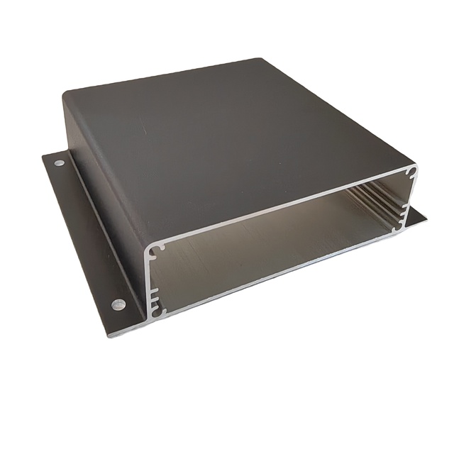 Classic Black Audio Hi-Fi Car Amplifier Housing DIY Aluminum Extruded Case 6000 Series Grade Double Chassis Bending Processed